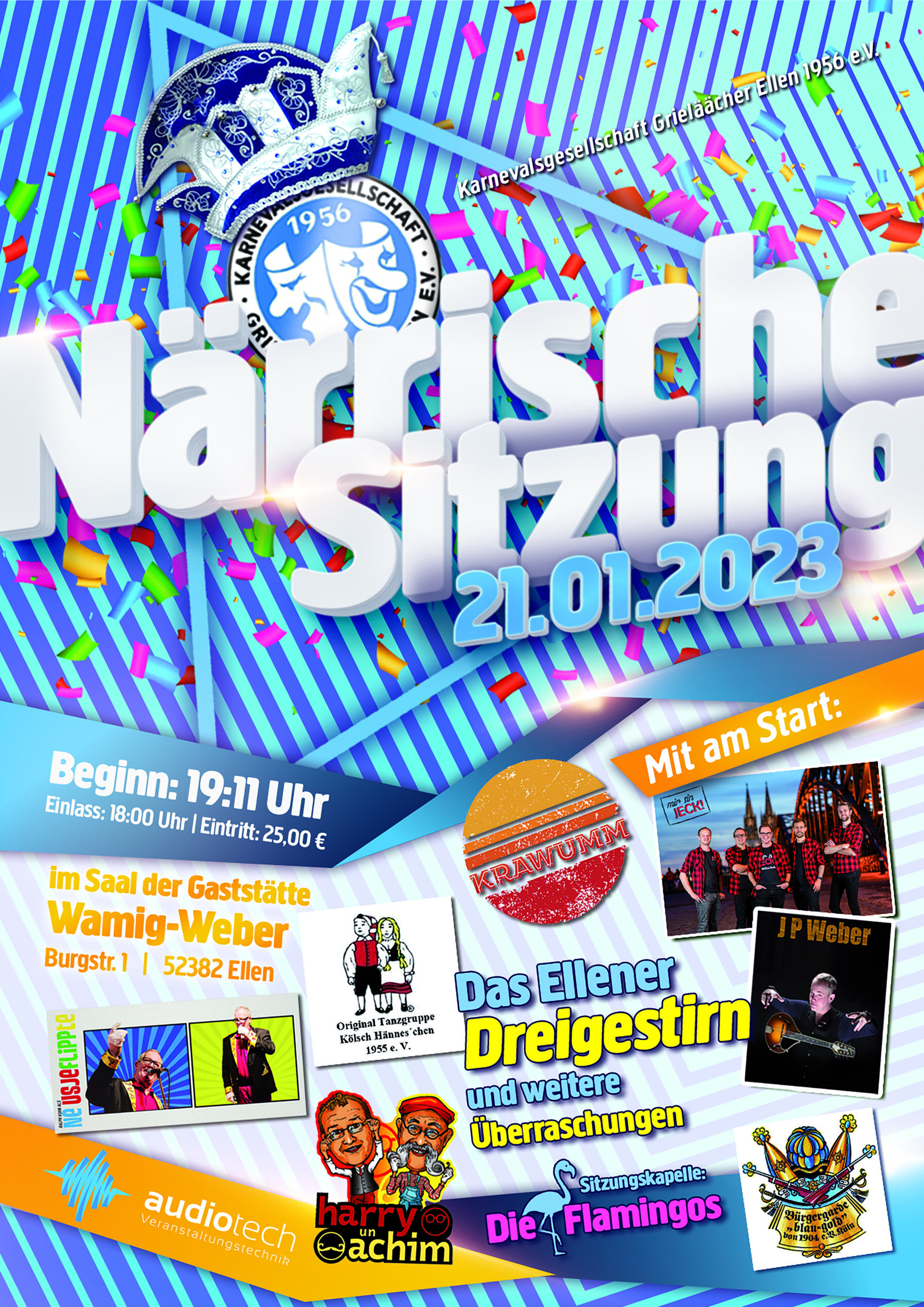 You are currently viewing Närrische Sitzung am 21. Januar 2023