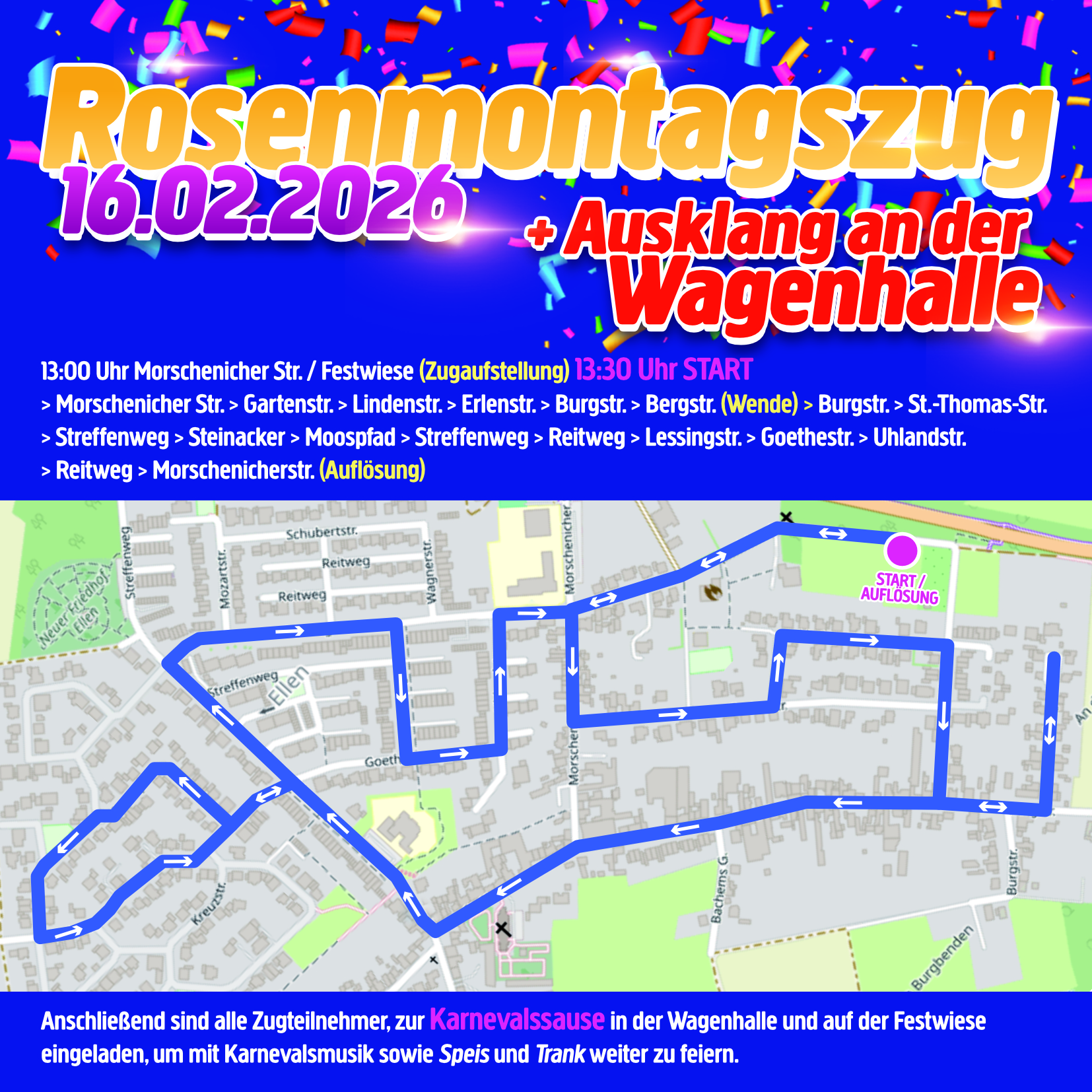Rosenmontagszug 2026